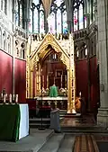 The high altar under the ciborium