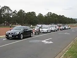 Motorcade for the Australian Governor General, Prime Minister and Chief of the Defence Force in Canberra, 2009