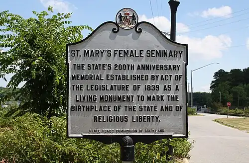 Historic Monument sign