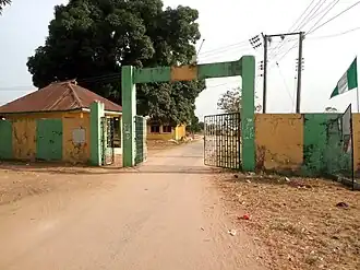 Entrance to the building of Oguta Local Government Area