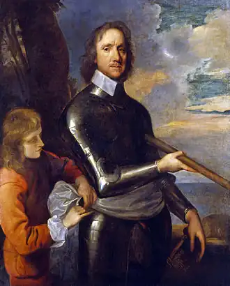 Portrait of Oliver Cromwell by Robert Walker