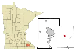 Location of Eyota, Minnesota