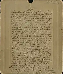 Reverse of  1905 portrait