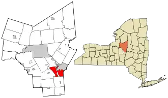 Location in Oneida County and the state of New York.