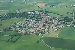 Aerial view of Oosterend