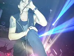 Orgy performing in 2015