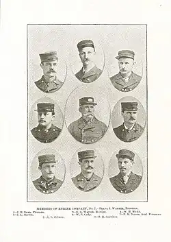 The original brigade of Engine Company No. 7