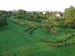 Ornamental Gardens, Ottawa - Aerial view