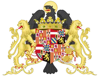 Coat of arms as Queen of Castile