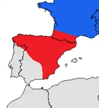 Native and introduced distribution map of the common rabbit subspecies in Iberia