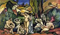 Les Baigneuses des Andelys (The Bathers of Andelys), 1908, oil on canvas, 97 x 162&nbsp;cm, Musée du Petit Palais, Geneva