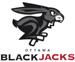 Ottawa BlackJacks BlackJacks d'Ottawa logo