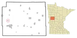 Location of Elizabeth, Minnesota