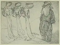 'Our Illustrious Dead No. 1', published in The New Triad, 1 June 1928 (featuring Leo Tolstoy).