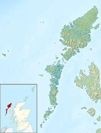 Ceann Iar is located in Outer Hebrides