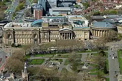 St John's Gardens in foreground (1904; Grade II several of the monuments are individually listed grade II)