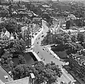 Overview from the Westertoren over Raadhuisstraat towards the southeast; 1954.