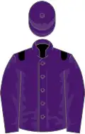 Purple, black epaulets