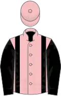 Pink, black braces and sleeves