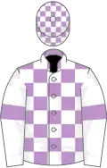 Colours of Mr I F Gosden, owner of Golden Ace