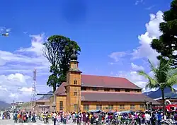 The church on the main plaza.