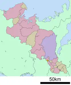 Location of Ōyamazaki