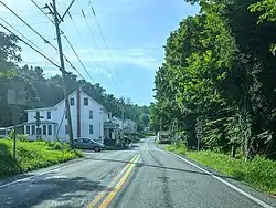 PA 262 westbound through Cly