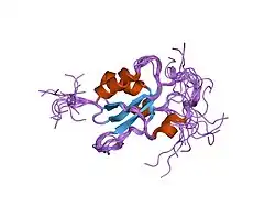 1oqa: Solution structure of the BRCT-c domain from human BRCA1