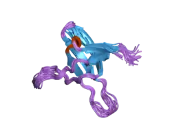 1v1c: SOLUTION STRUCTURE OF THE SH3 DOMAIN OF OBSCURIN