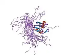 1wf1: Solution structure of RRM domain in RNA-binding protein NP_057951