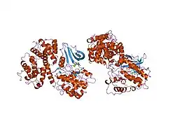 2cci: CRYSTAL STRUCTURE OF PHOSPHO-CDK2 CYCLIN A IN COMPLEX WITH A PEPTIDE CONTAINING BOTH THE SUBSTRATE AND RECRUITMENT SITES OF CDC6