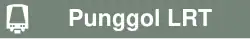 Logo of Punggol LRT line