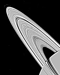 Rings of Saturn as seen by Voyager
