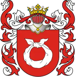 Coat of arms of Woropaj family