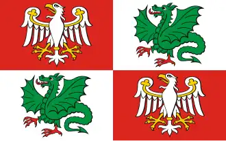 Flag of Warszawski zachodni County