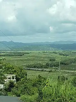 PR-53 and mountains from Sector El Gandular in Playa