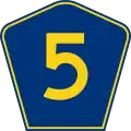 Highway 5 marker