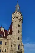 One of the castle's iconic towers