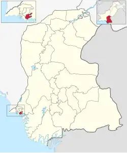 Map of Korangi District