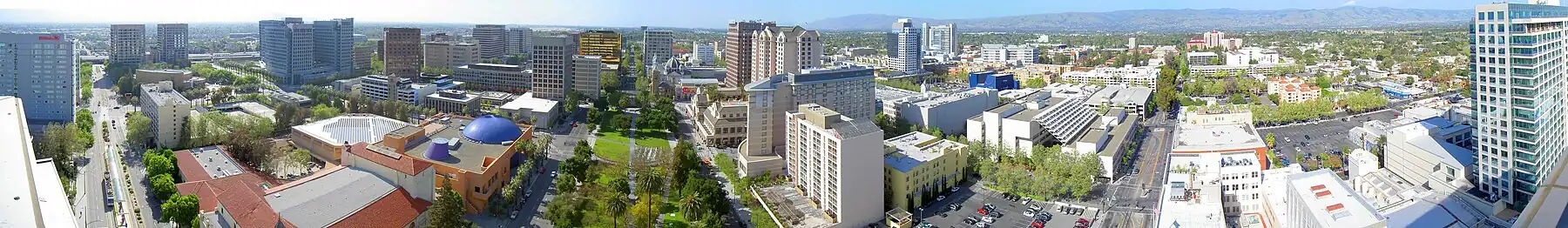 San Jose, the most populous city in Northern California and the San Francisco Bay Area, and the 13th most populous city in the United States.