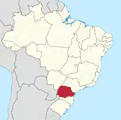 Location in Brazil