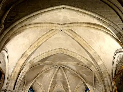 Traverse and vault of the choir, 12th century