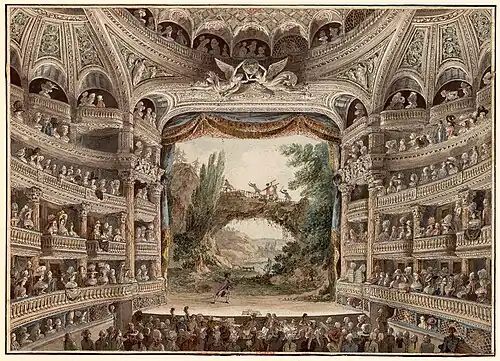 Auditorium of the Salle Richelieu (as designed by Louis)