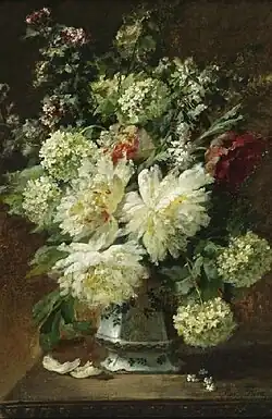 Nature morte avec des fleurs (Blumenstilleben), oil on canvas, 78 × 52.5&nbsp;cm, private collection