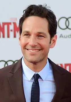 Actor Paul Rudd (BA, 1991)[93]