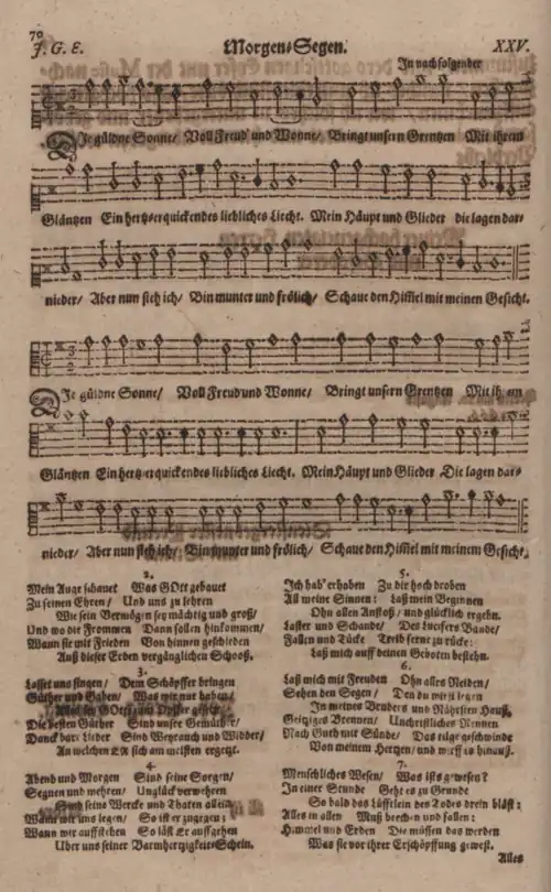 First edition, p.&nbsp;70, soprano and alto, stanzas 1 and 8 to 12