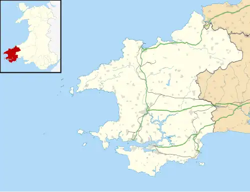 Tenby is located in Pembrokeshire