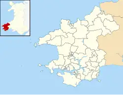 File:Pembrokeshire UK ward map 2011 (blank).svg