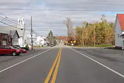 Pennsylvania Route 924 north in Sheppton