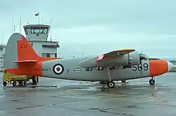 Percival P-57 Sea Prince T.1 of 750 Naval Air Squadron based at RNAS Culdrose.